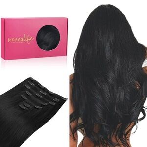 Alife Jet Black Hair Extensions
